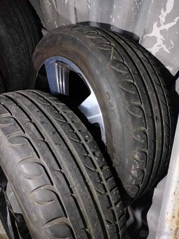 4ks alu disky orig. Nissan 5x114,3 R18 pneu 6mm 215/55 r18 - 3