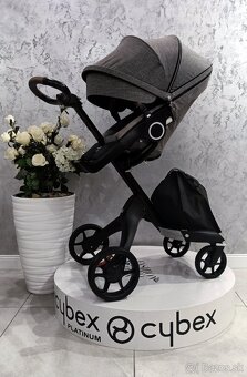 TROJKOMBINÁCIA STOKKE XPLORY V6 BLACK MELANGE BROWN - 3