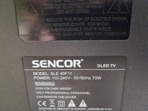 Tv sencor 40'' - 3