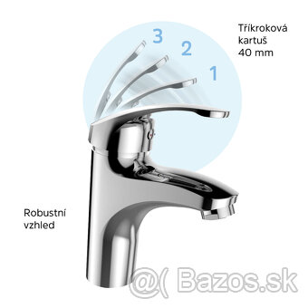 Drezová /umývadlová batéria Mereo - Sonáta - 3