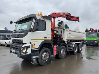 VOLVO FMX Trojstranný sklápač s hydraulickou rukou ,Euro 6 - 3