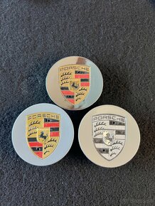 Porsche stredovej krytky kolies (pokrievky) 76mm, 65mm, 56mm - 3