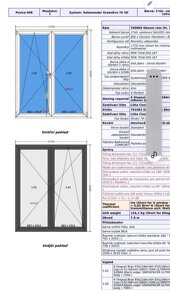 Plastové balkónové okná Salamander GrennEvo 76 3D - 3