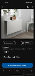 Stôl IKEA NORBERG - 3