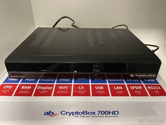 Satelitny komplet AB Cryptobox 700HD + parabola - 3