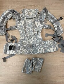 Be Lenka ergonomický nosič Mini sivý grey - folk od 0 mes - 3