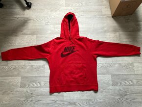 Nike mikina s kapucňou, červená, veľkosť L - 3