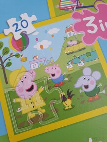 Puzzle Peppa pig 3 in 1+pexeso grátis - 3