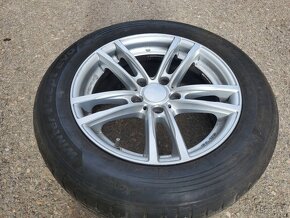 R17" alu kola 5x120 7,5jx17 et32 pneu 98-30% - 3