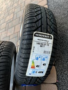 Predám zimné pneu 4KS, elektrón + Pneu, 185/65 R15, NOVE - 3