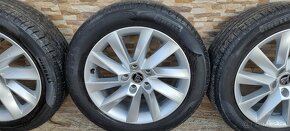 Predám Skoda Stratos elektrony 5x112 215/55r17 Et40 J7 - 3