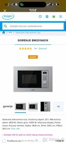 Gorenje vstavaná mikrovlnná rúra - 3