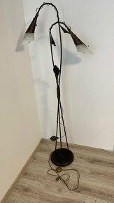 Luster + stojacia Lampa - vintage , rustikalna - 3