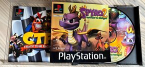 Spyro The Dragon, Spyro 2 - PSX, PS1, Playstation 1 - 3