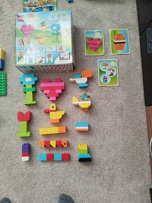 LEGO Duplo - 6 stavebníc + podložka + 60 ks extra "kociek" - 3