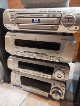 Zostava Technics, reciver, equalizér, deck, dvd/cd + repro - 3