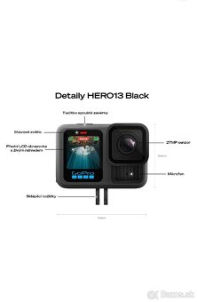 PREDÁM NOVÚ NEROZBALENU GOPRO HERO 13 BLACK - 3