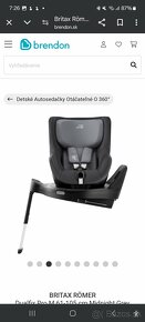 Britax autosedacka Dualfix M otočná,od 3 mesiacov do 3 rokov - 3