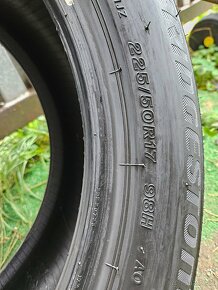 2 ks špičkové zimné pneu Bridgestone - 225/50 r17 98H - 3