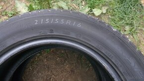 Predám letné pneumatiky Dunlop 215/55 R16,cena cena 17€/ks - 3