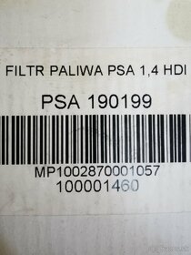 Palivovy filter- PSA 190199 - 3