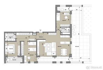 LUXUSNÝ A JEDINEČNÝ 4-izb. byt s TERASOU v PROJEKTE PRÚDY - 3