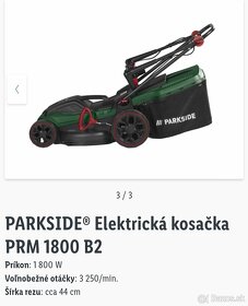 Elektrická kosačka Parkside - 3