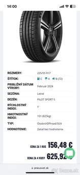 Originálne BMW X1/X2 disky 17´ , letne pneumatiky+senzory - 3