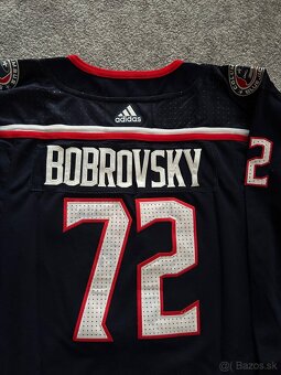 Adidas Colombus Blue Jackets Sergei Bobrovsky - 3