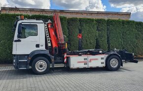 9010 MAN TGM 15.290 - 4x2 - Nosič kontejnerů + HR-FASSI F165 - 3