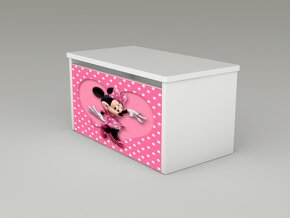 Detská posteľ Minnie+box na hračky - 3