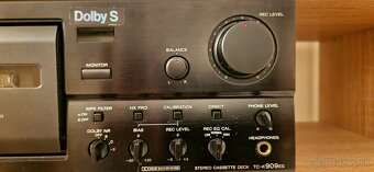 sony tc-k909es tape deck 3 hlavy LA plus bocnice. - 3