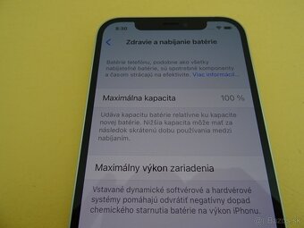 iPhone 12 128GB GREEN- ZÁRUKA 1 ROK - 100% BATERIA - 3