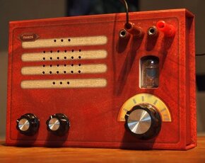 Nové elektrónkové rádio s original electrónkou - 3