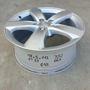 Originál AUDI disky 5x112 R18 ET37 - 3