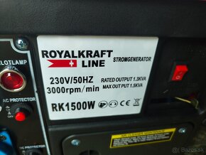 Elektrocentrála RoyalKraft 1500W - 3