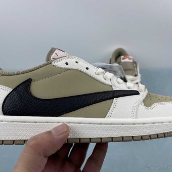 NIKE AIR JORDAN 1 LOW MEDIUM OLIVE TS - 3