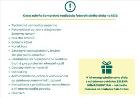 Fotovoltaika od profesionálov s dotáciou: Ai-energy - 3