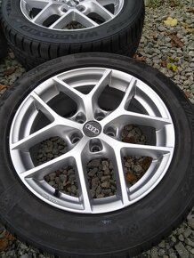 Alu 5 x 112 R 17 BORBET + zimné 225/55 R 17. - 3