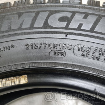 Dodávkové zimné pneu 215/70 R15C MICHELIN DOT3820 - 3