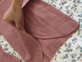 Ružový sveter svetrík pulóver - 3
