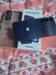 Samsung A25 5g dual.si modro čierny nalepene ochranne 4s skl - 3