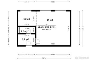 ABSOLUTE REAL/Nebytový priestor v BA – Karlovej Vsi,36.06 m2 - 3