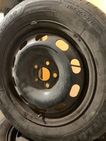 5x100 disky s letnými pneumatikami 195/65 R15 - 3