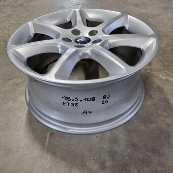 Hliníkové FORD disky 5x108 R18 8.0J ET55 - 3