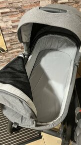 Kočík 3v1 Roan Bloom Grey Dots + ISOFIX základňa na vajíčko - 3