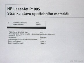 Predám laserovú tlačiareň HP LaserJet P1005 - 3