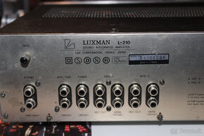 Predám zosilňovač: LUXMAN L-210, Champane Gold - 3