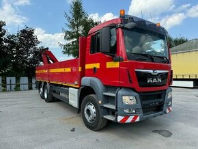 MAN TGS 26.360 EURO 6 valník s hydraulickou rukou TOP stav - 3