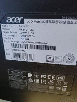 Acer EK240YCbi LED 23,8' - 3